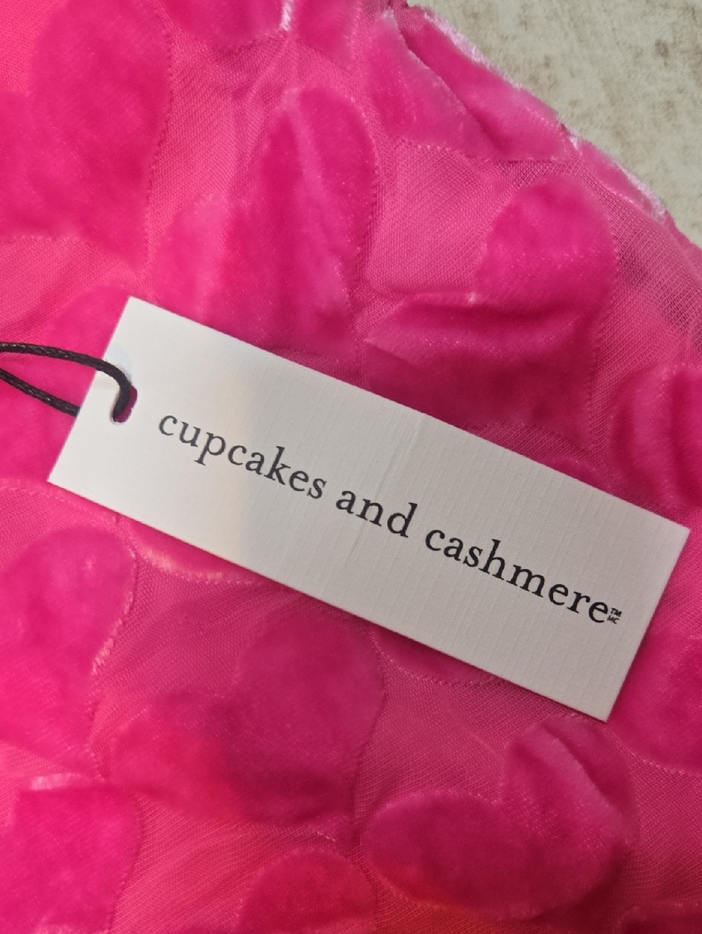 New Cupcakes and Cashmere Pink Velvet Hearts Mini Skirt - Picture 2 of 10